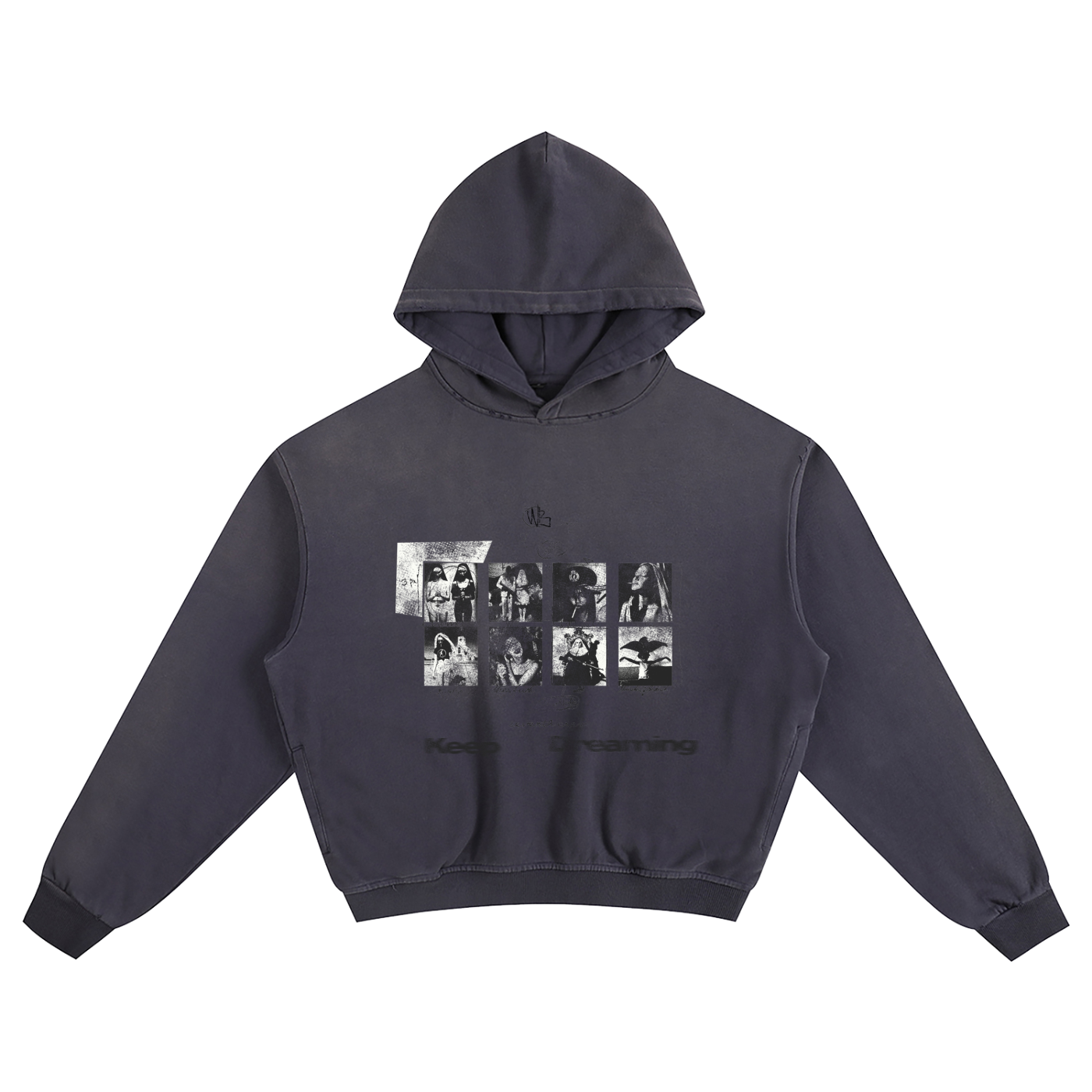 Sunfade photobook Boxy Hoodie