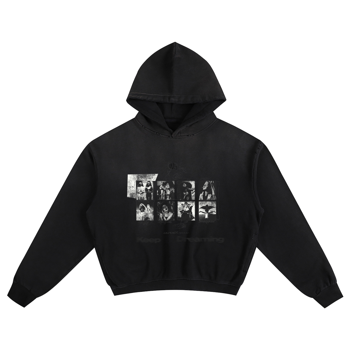 Sunfade photobook Boxy Hoodie