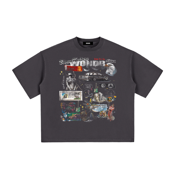 Love Hurts Vintage Washed Boxy Shirt