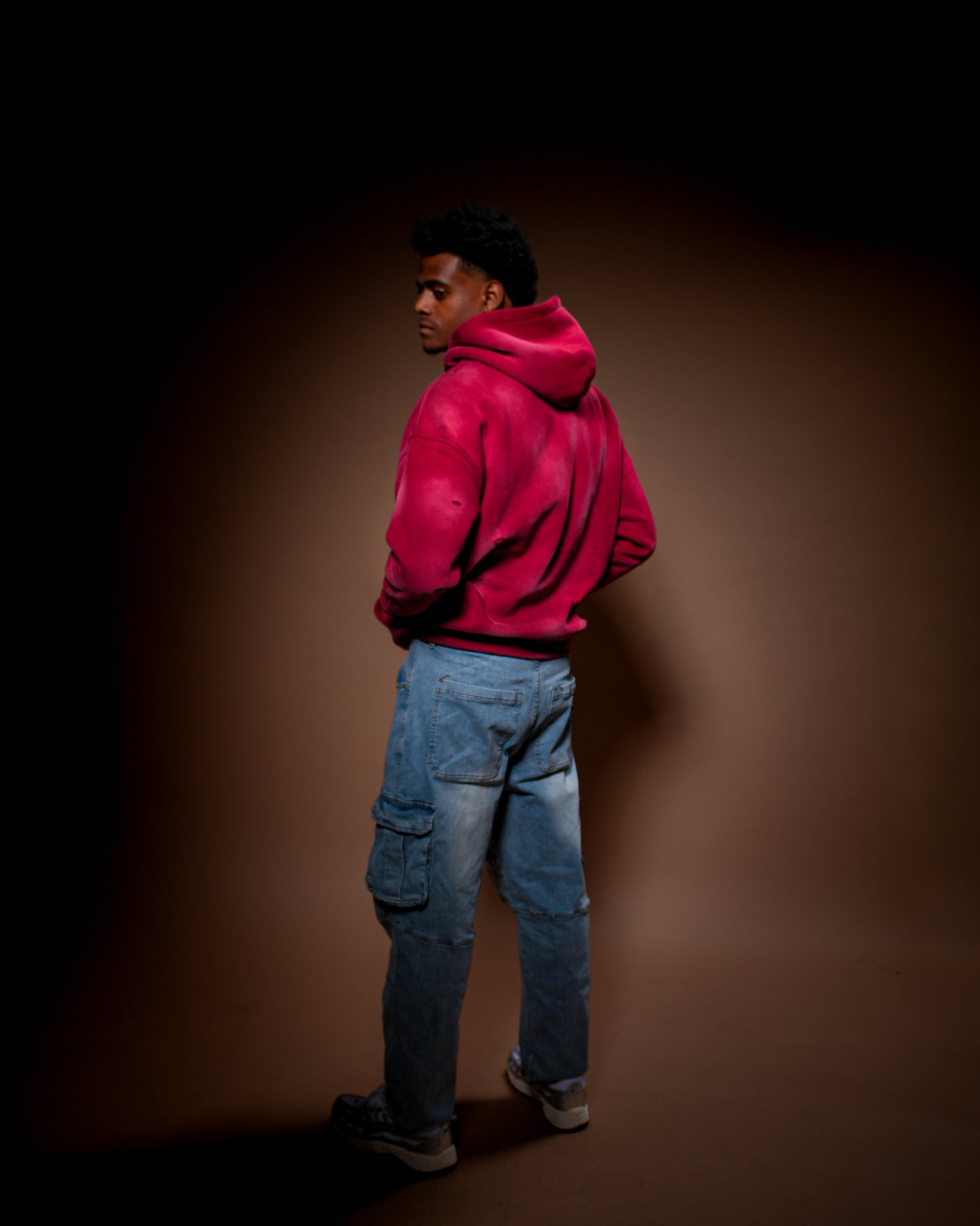 Sunfade distressed photobook Hoodie