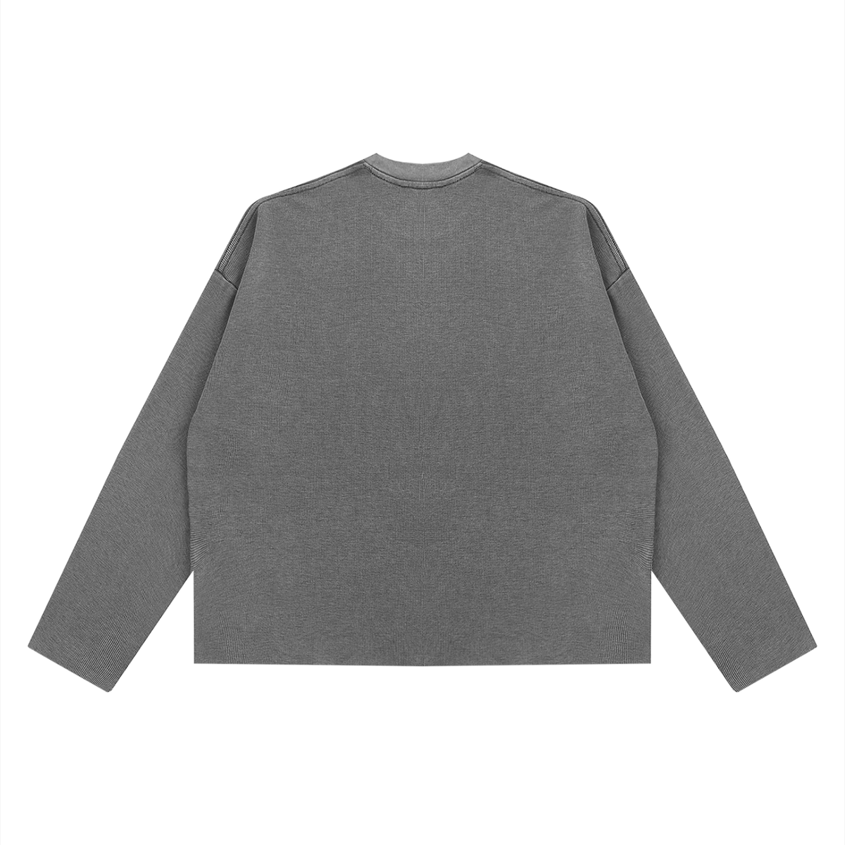 RAW Lost Archive Vintage Wash Boxy Waffle Long Sleeve Shirt